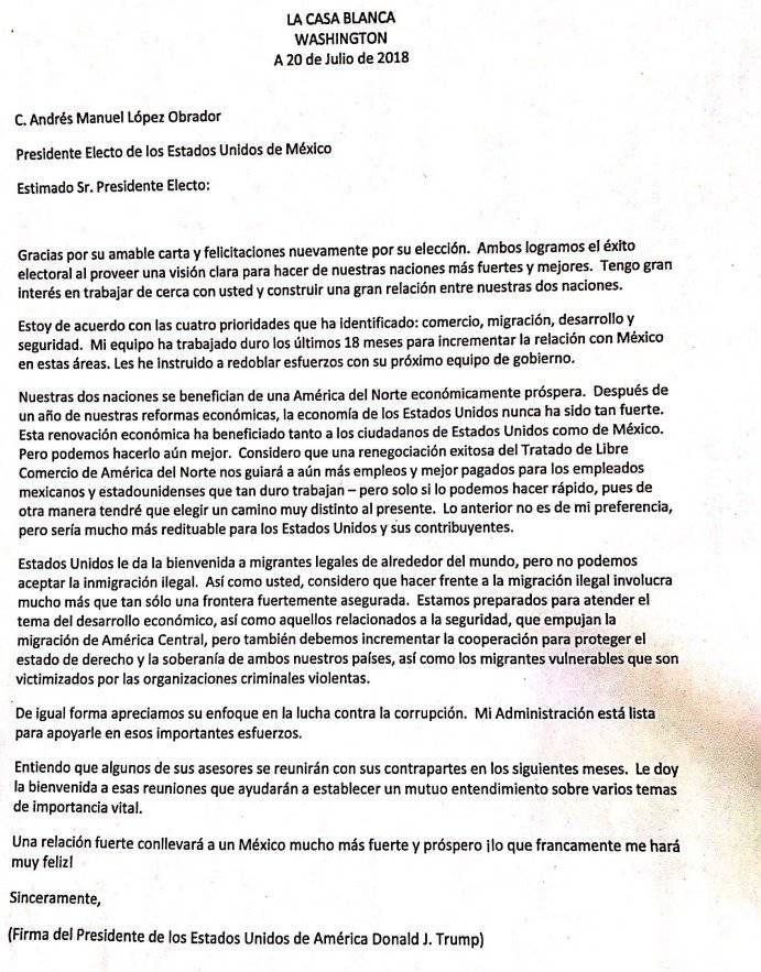 Carta Trump