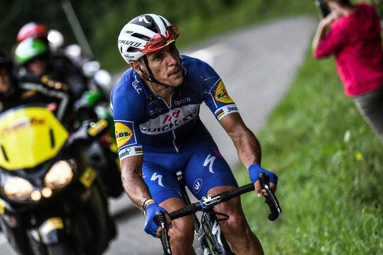 Philippe Gilbert pudo terminar la etapa 16