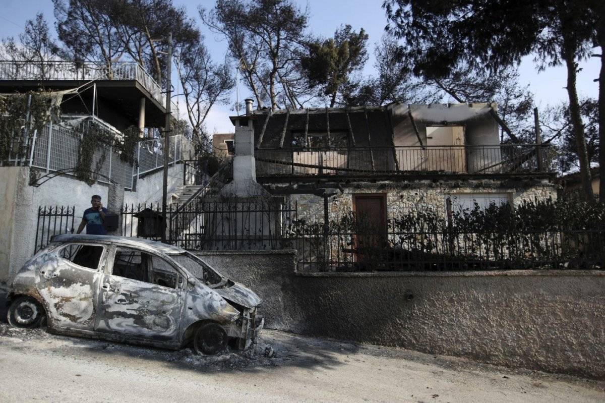 Incendio Grecia