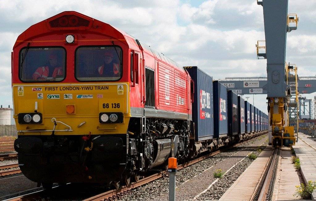 Uno de los trenes de Rusia
