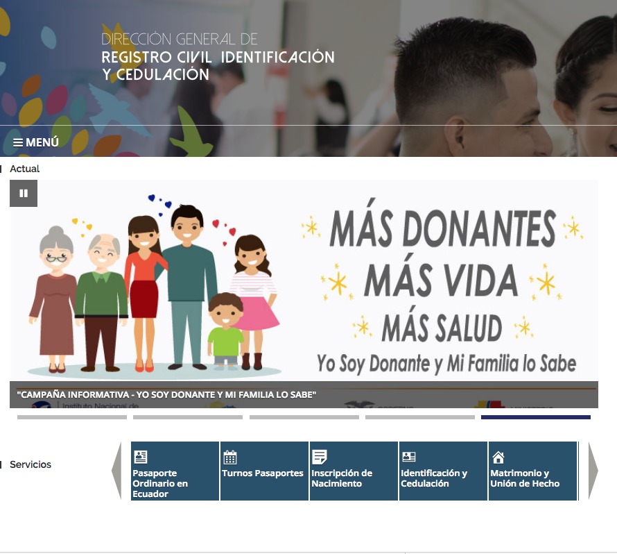 pasaporte Ecuador