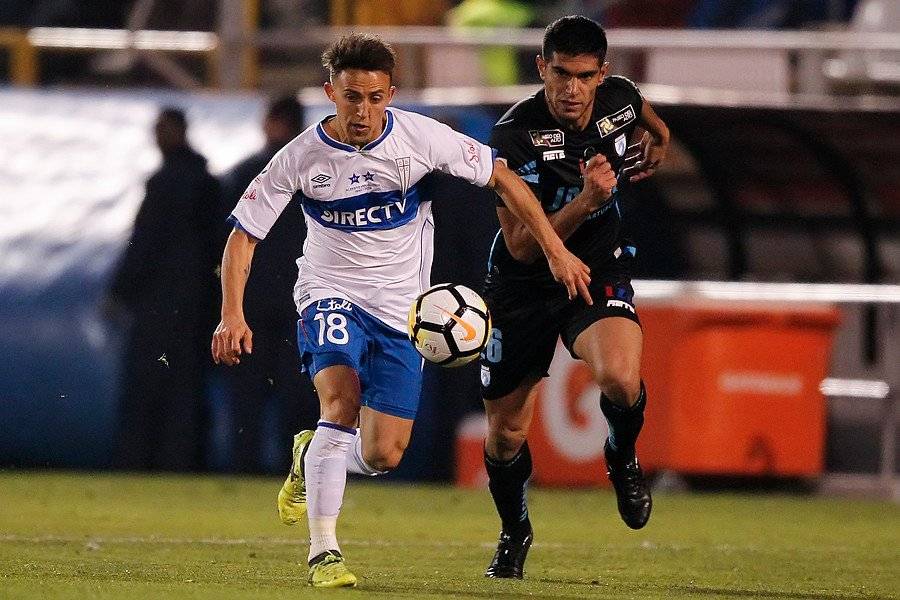 Buonanotte no tuvo un buen encuentro ante Iquique jugando como extremo, pese a convertir un gol / Foto: Photosport