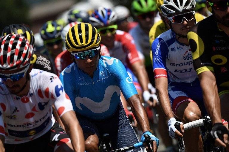 Quintana durante la etapa 19 del Tour