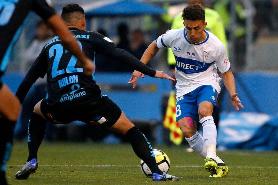 Diego Buonanotte una vez más jugará como puntero izquierdo en la UC / Foto: Photosport