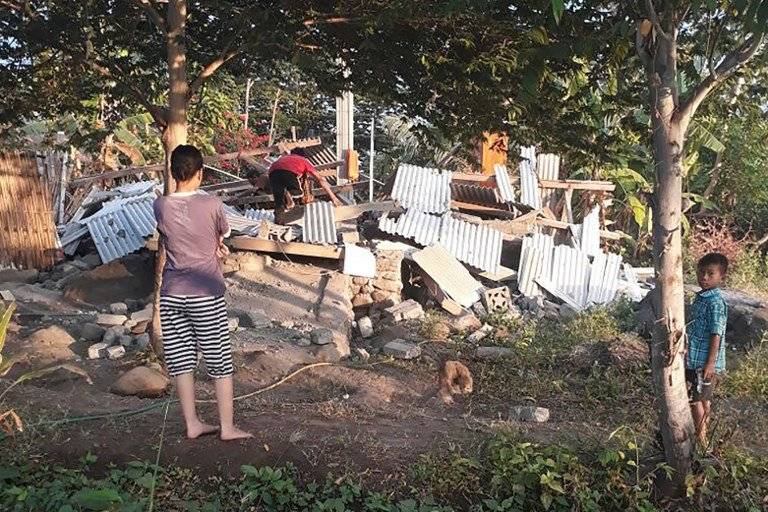 Sismo Lombok Indonesia