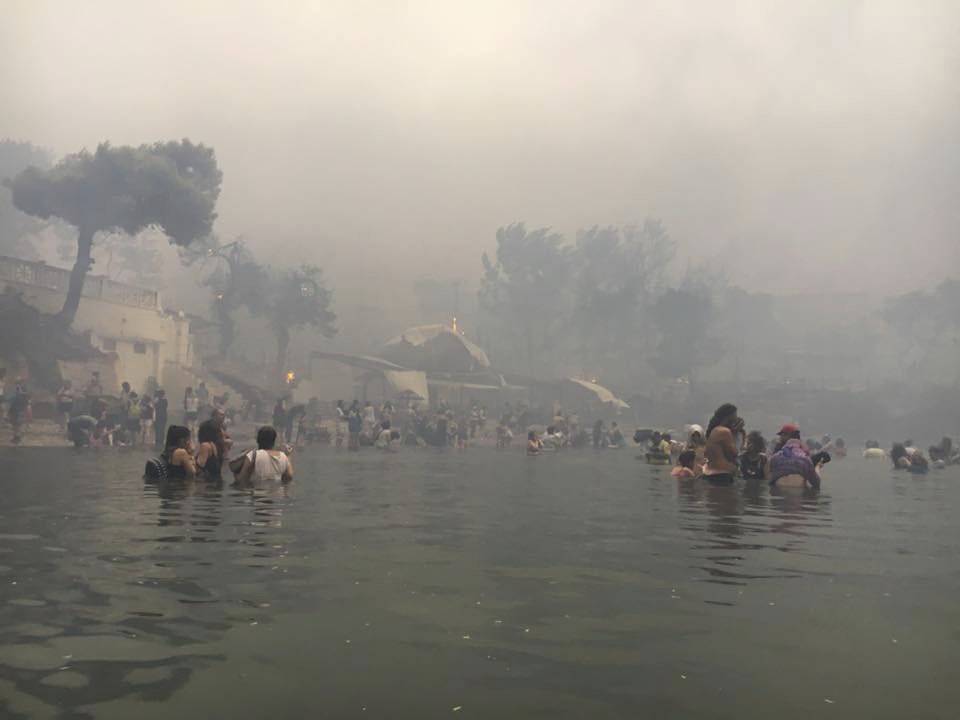 incendio en Grecia video