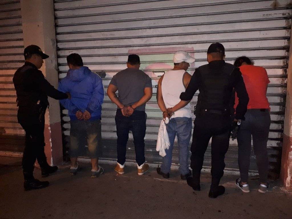 capturados por robo a taxista en zona 1