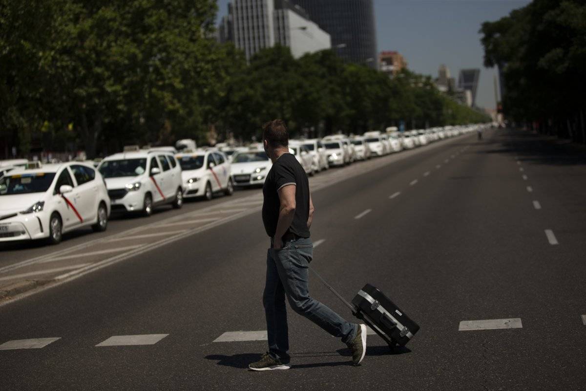 Los turistas están preocupados porque no hay taxis desde el viernes en ninguna ciudad