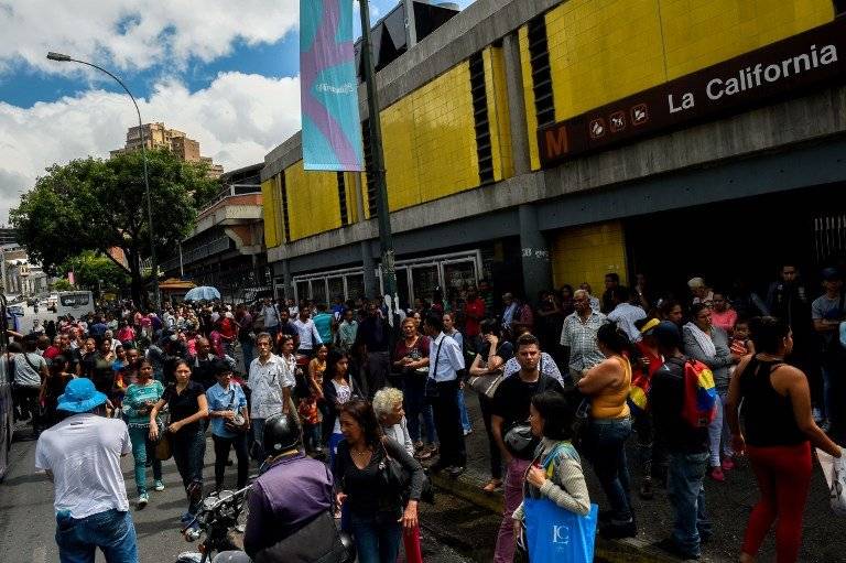 Apagón en Caracas