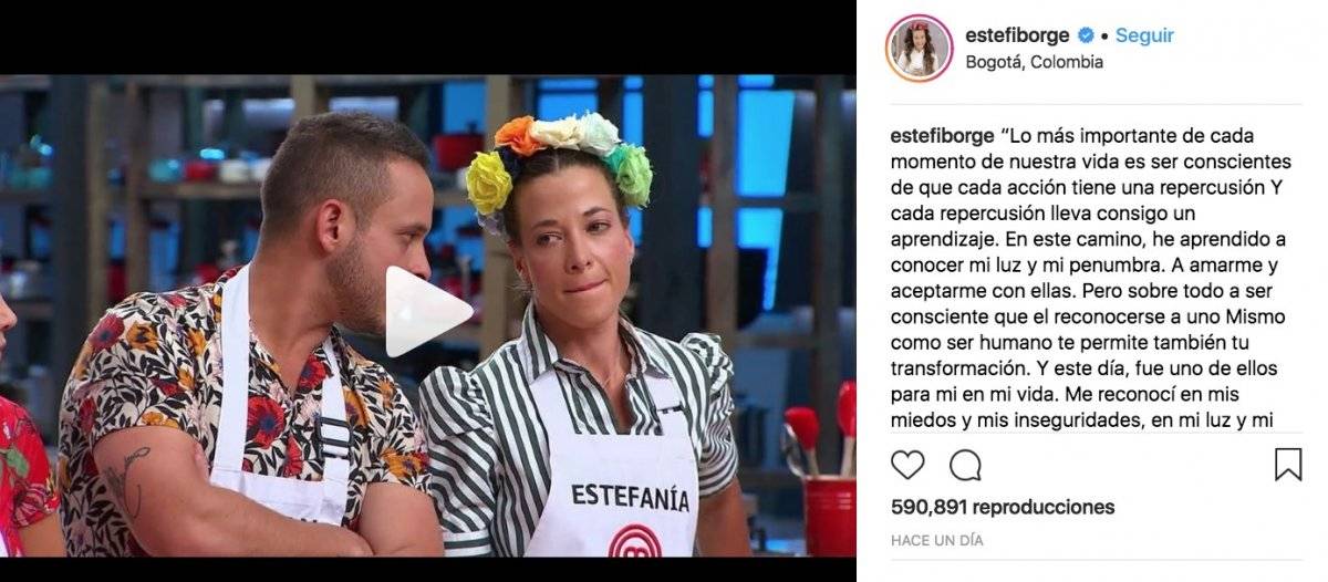 Captura de pantalla Instagram
