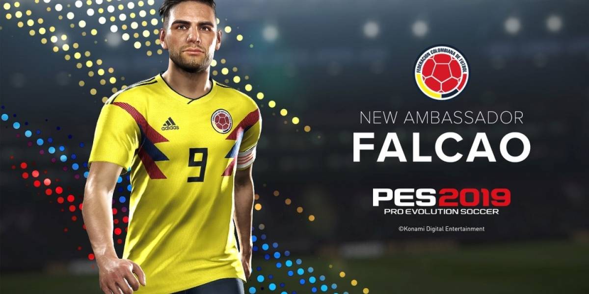 Falcao estará en la portada de PES 2019 en la versión para Latinoamérica