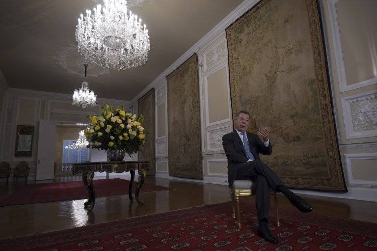 Juan Manuel Santos en entrevista