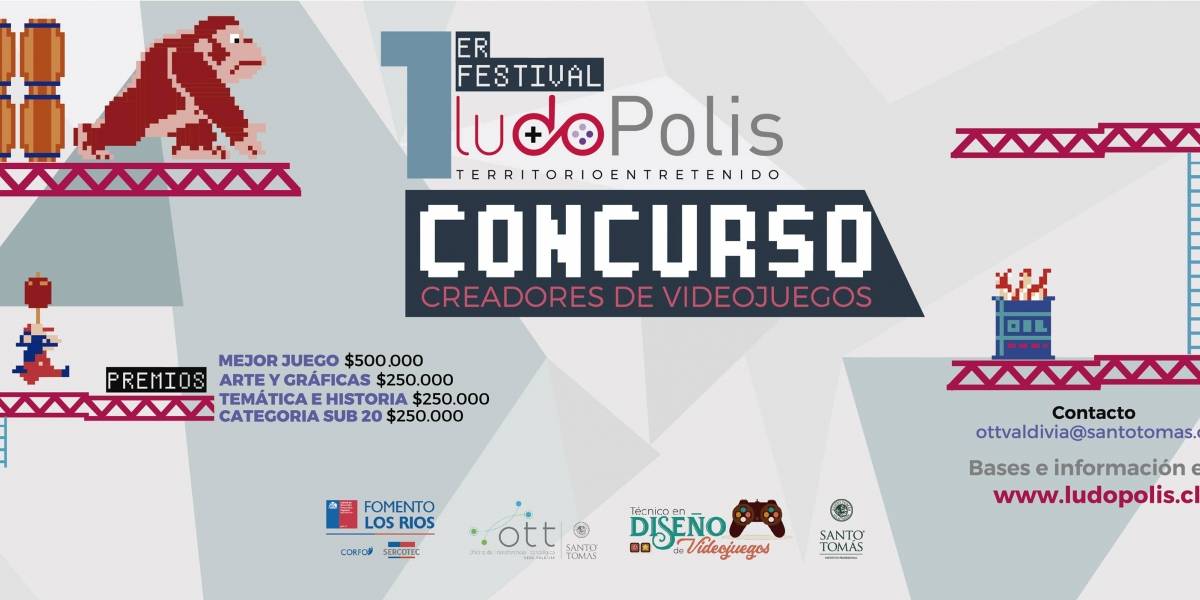 Valdivia tendrá su primer festival de videojuegos: Ludopolis