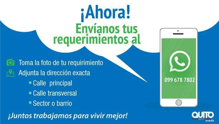 Obras Quito por WhatsApp