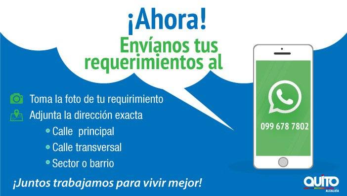 Obras Quito por WhatsApp