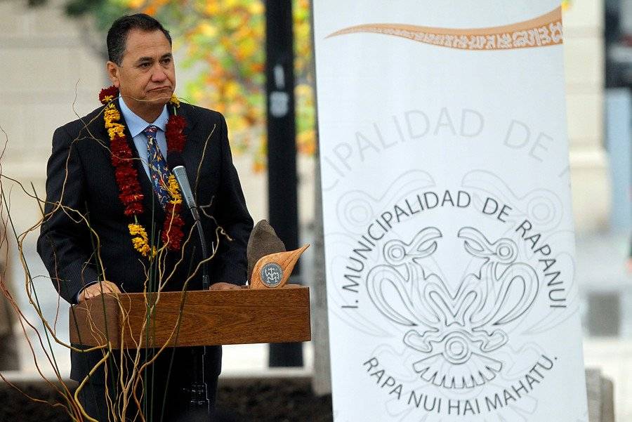 Pedro Edmunds Paoa, alcalde de Rapa Nui