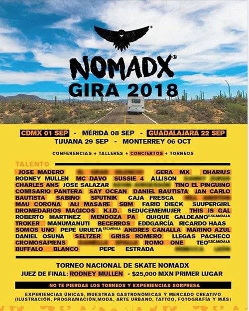 Cartel Nomadax 2018