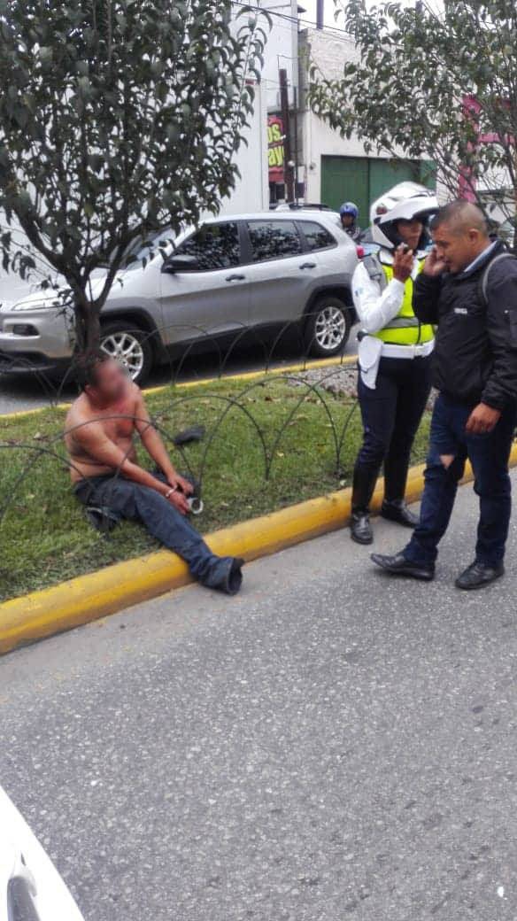 ladrón vapuleado en la zona 10