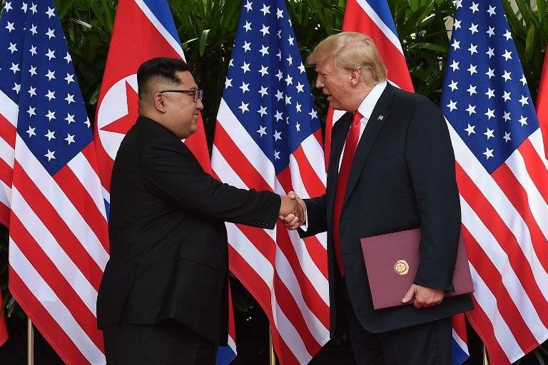 Kim Jong-un y Donald Trump