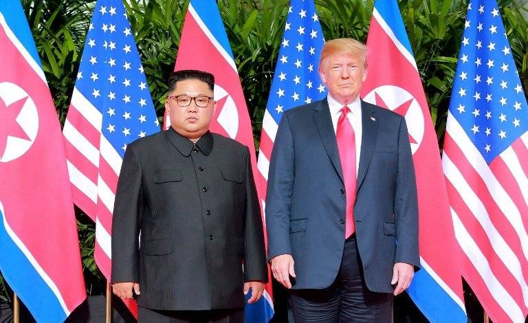 Kim Jong-un y Donald Trump