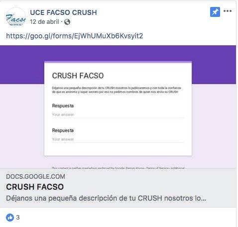 Publicaciones para crush