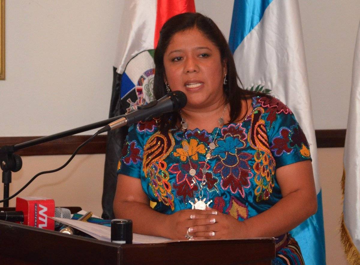 Gloria Laynez, exdefensora de la Mujer Indígena