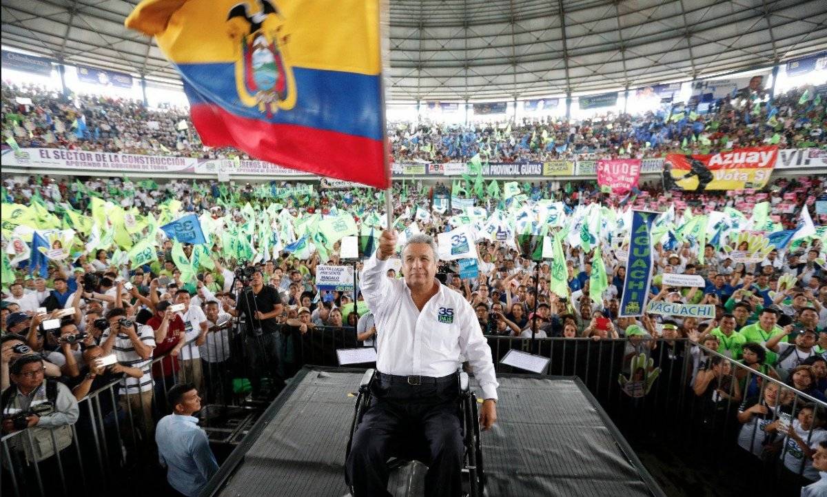 Alianza País ratifica a presidente Lenín Moreno como líder Cortesía