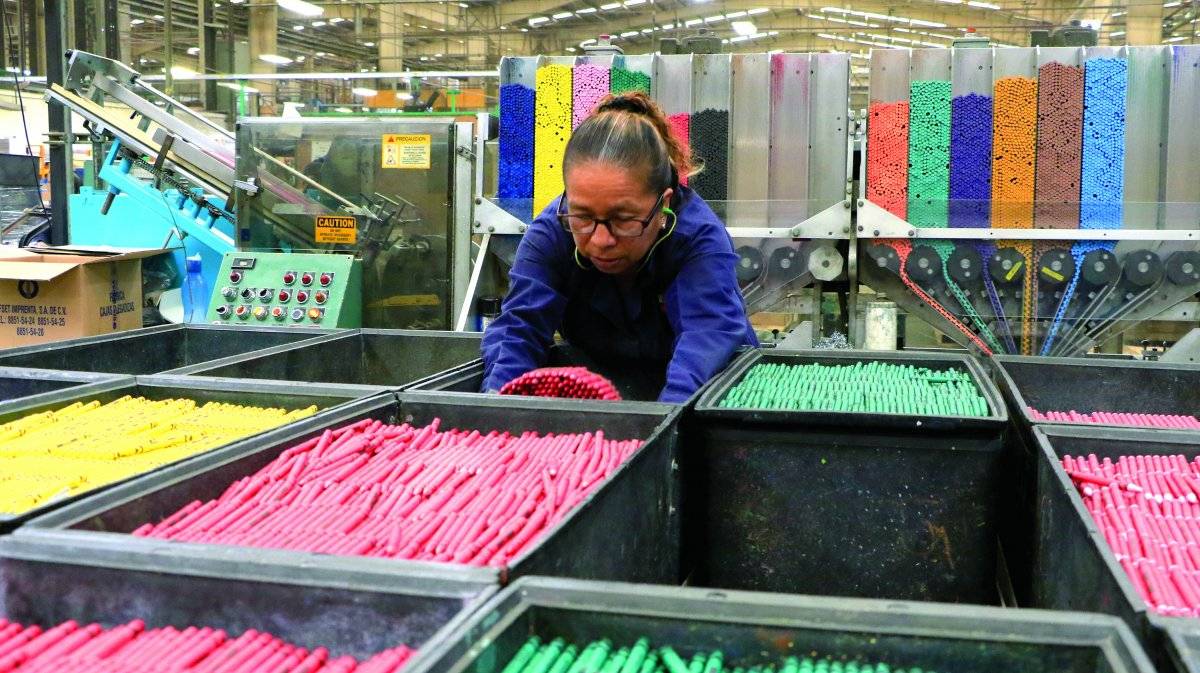 Fábrica de útiles escolares