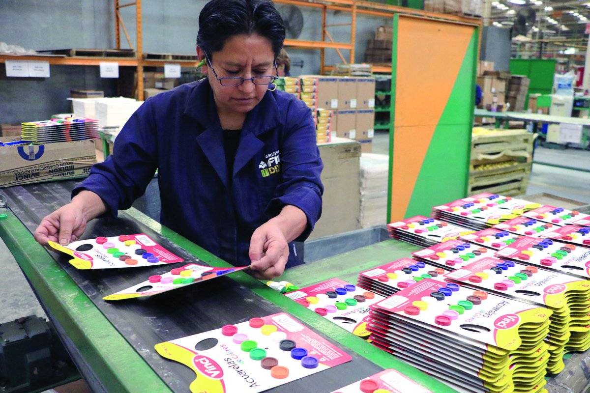 Fábrica de útiles escolares