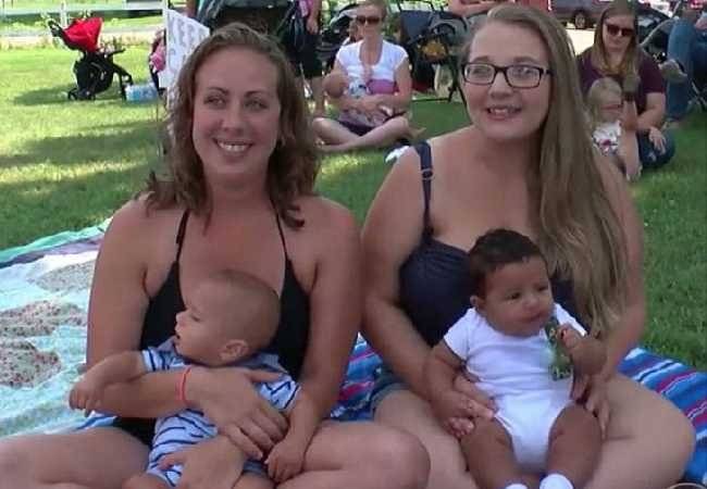 mujeres amamantar en publico