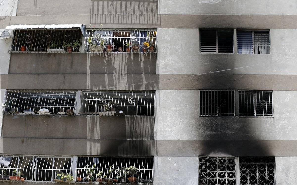 edificio dron Nicolás Maduro