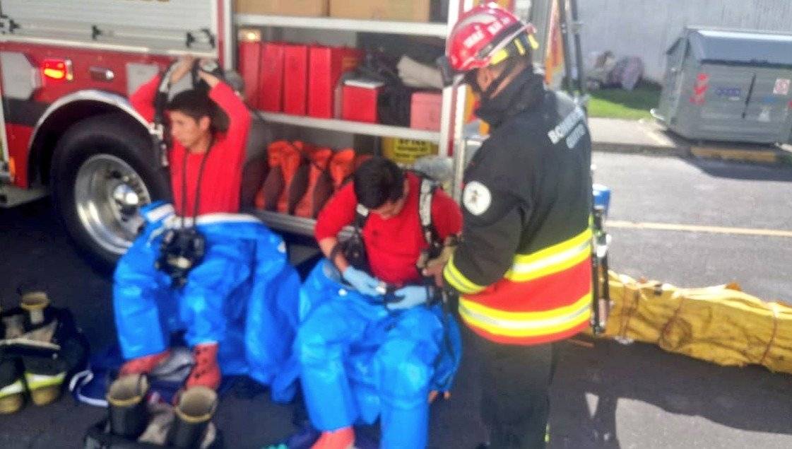 Bomberos reportan un posible derrame químico en Carcelén Industrial