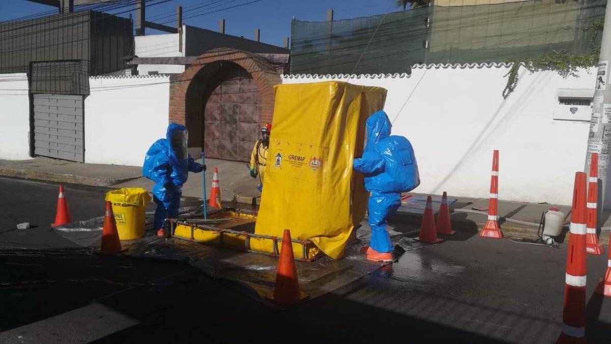 Quito: Bomberos reportan tres afectados por derrame químico en Carcelén Industrial