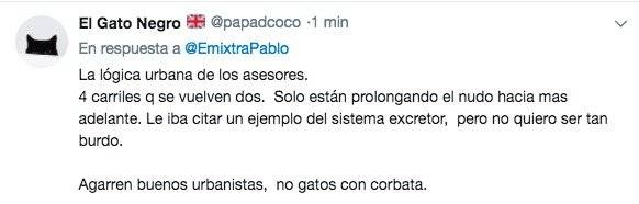 Cambio de carriles San Cristóbal