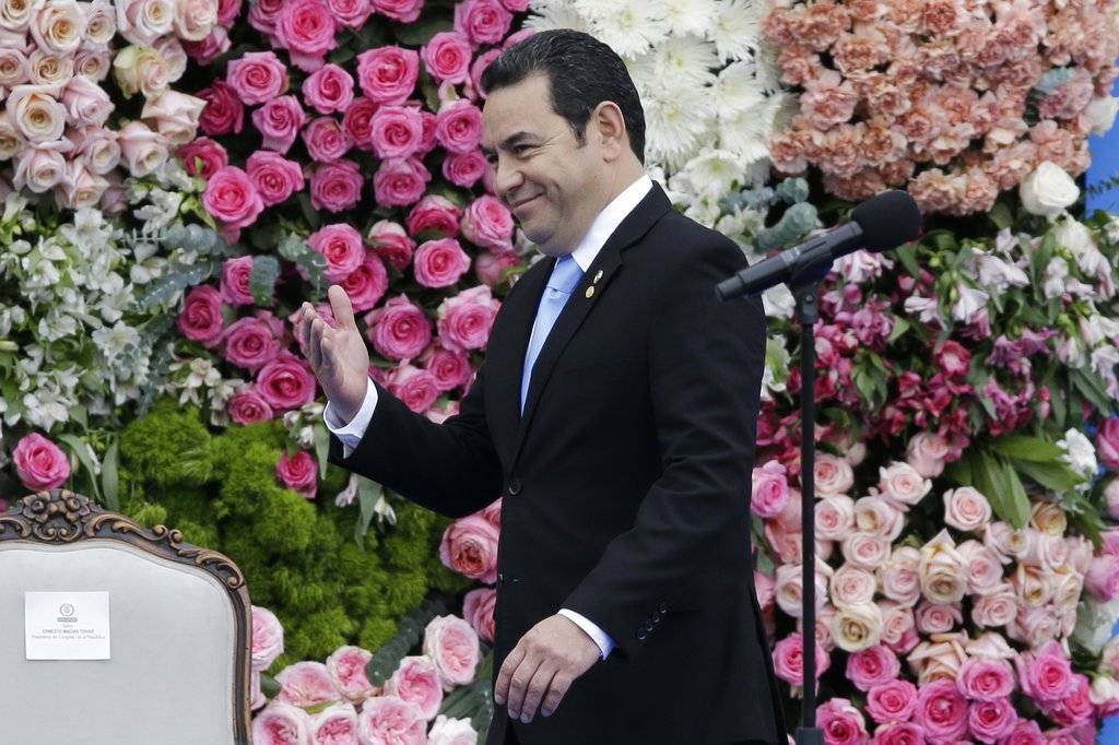 Jimmy Morales, presidente de Guatemala