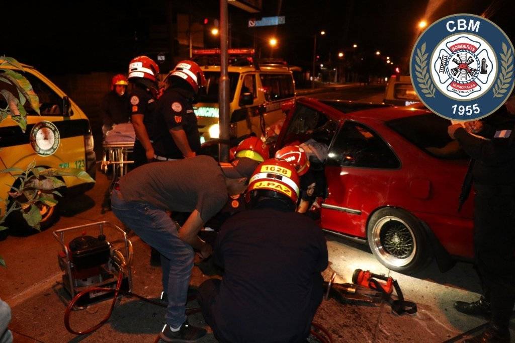 accidente de tránsito en avenida Petapa, zona 12