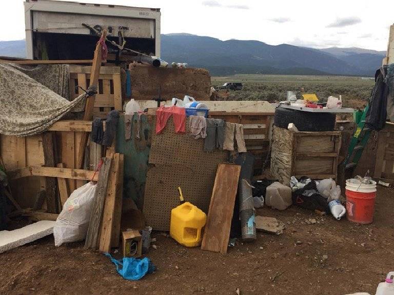 Campamento clandestino en Nuevo México