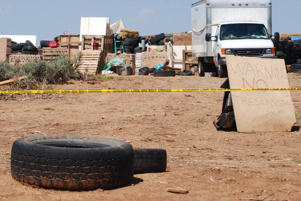 Campamento clandestino en Nuevo México