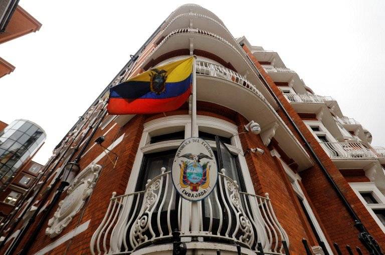 Embajada ecuatoriana en Londres