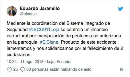 Twiter- Eduardo Jaramillo
