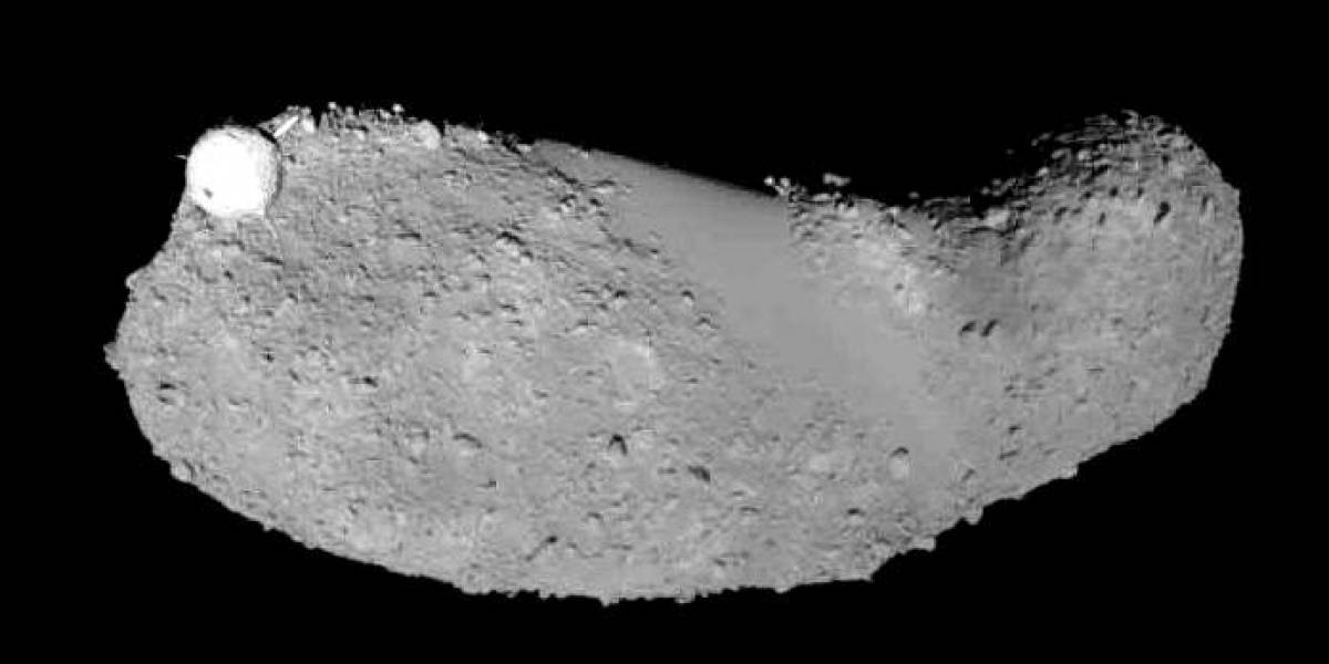 Así es como se ve un fragmento de asteroide a través del microscopio