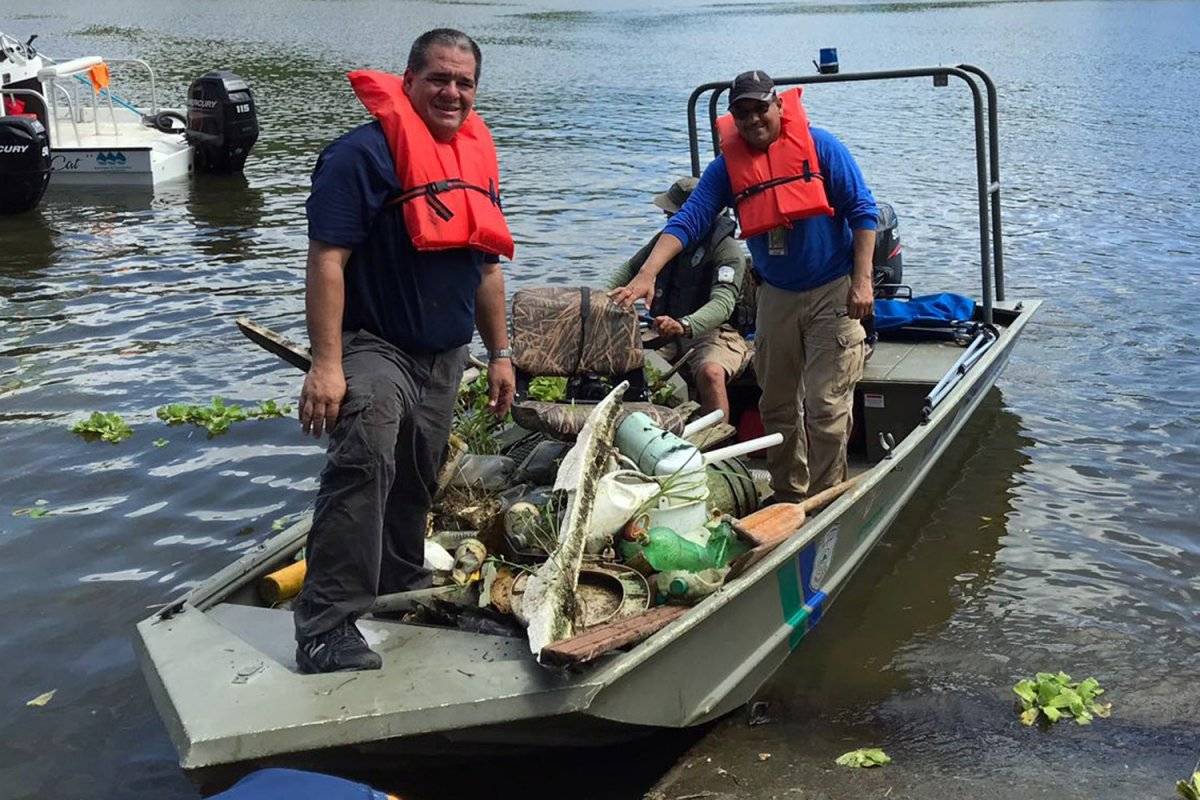 recogido de basura en Carraízo