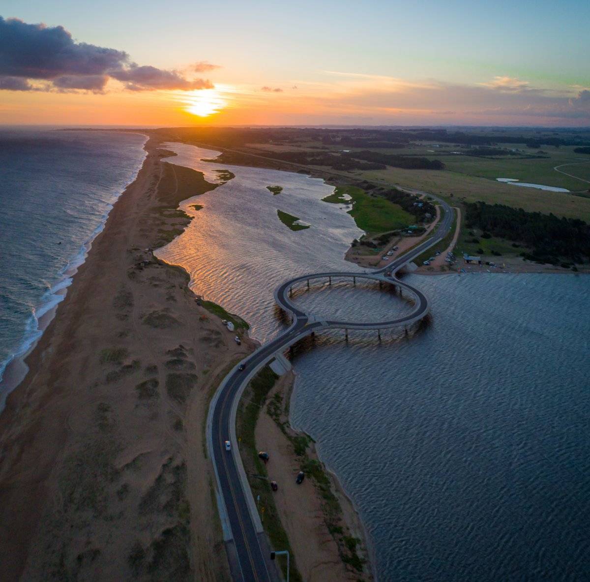 Puente flotante