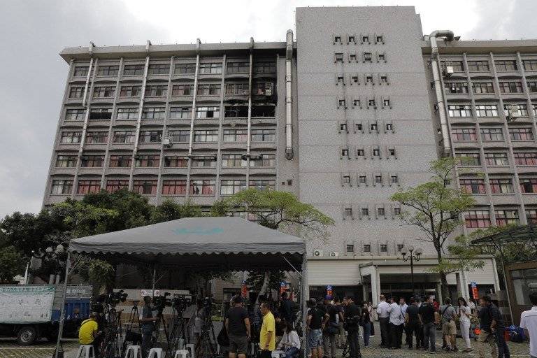Incendio en hospital de Taiwán