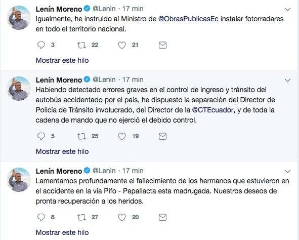 Twitter Lenín Moreno