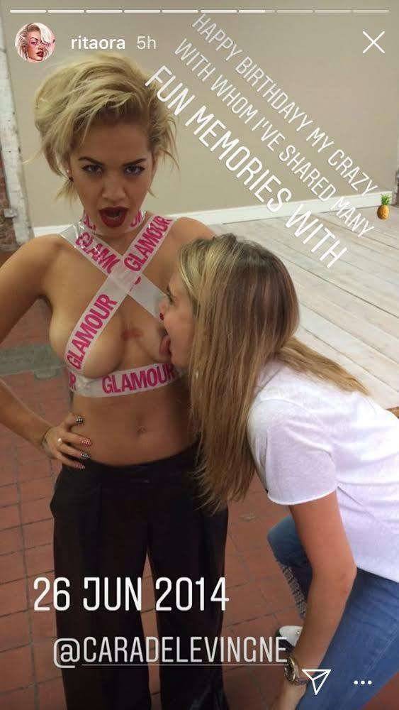 Rita Ora y Cara Delevingne