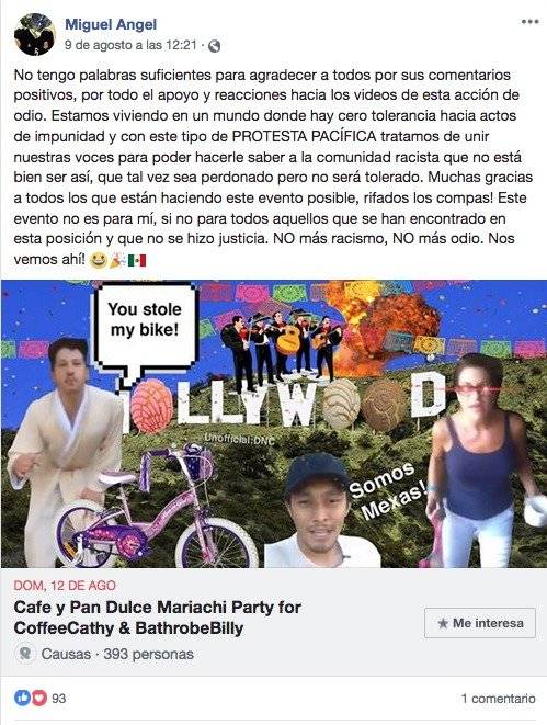 Protesta pacífica contra racismo