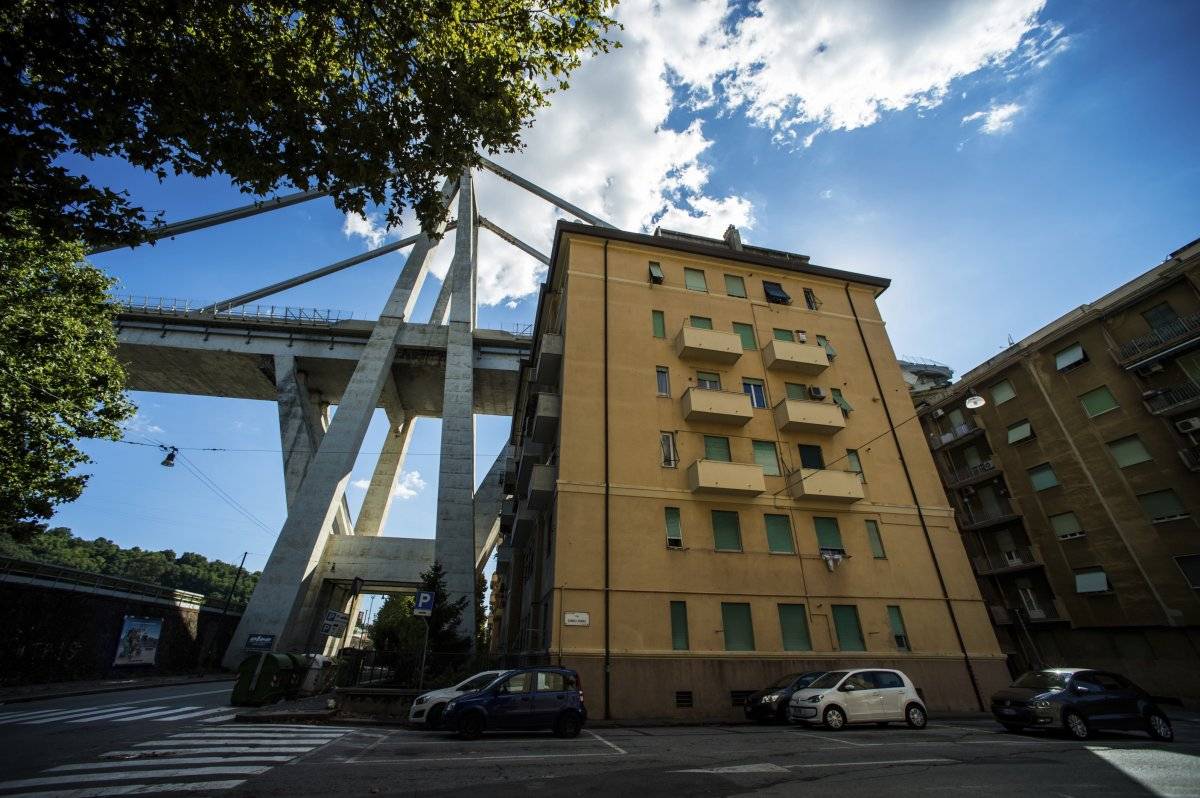 casas colapso puente Genova