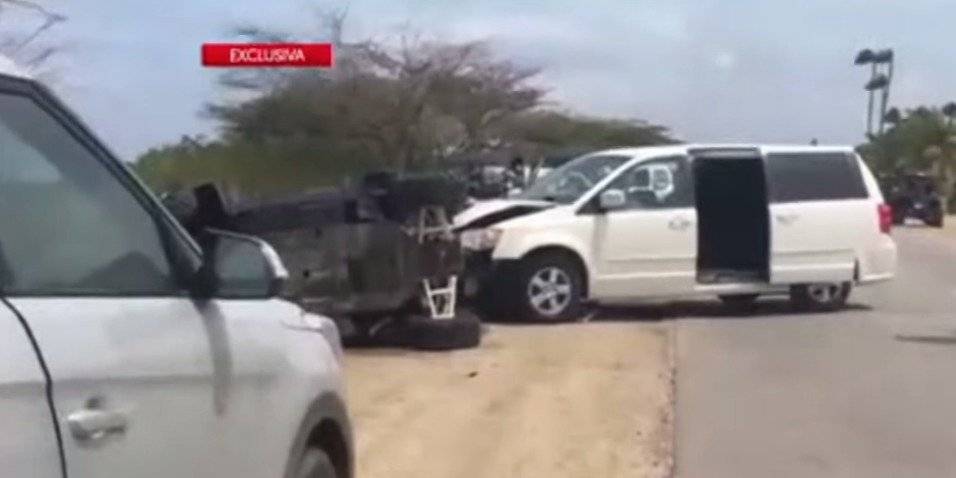 imagen accidente niña boricua y su familia en Aruba