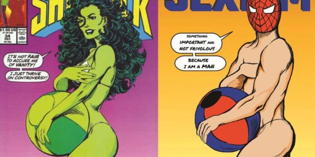 Fotos: Artista denuncia sexismo en DC Comics y Marvel y vuelve a dibujar sus portadas